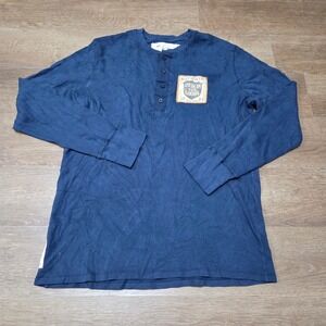 Johnson Motors Inc Mens XL Thermal Henley Shirt Heavy Weather Type B-38